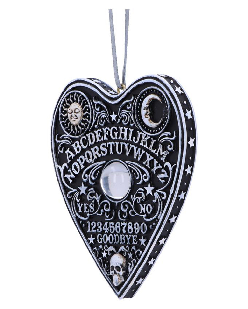 Hexenbrett Planchette als Hängeschmuck 8,5cm