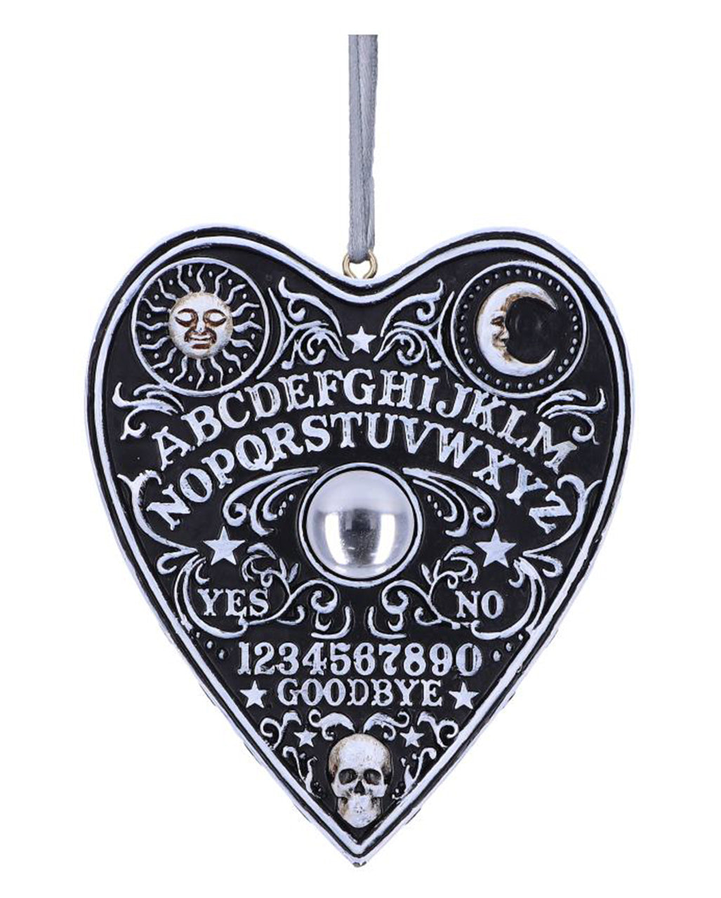 Hexenbrett Planchette als Hängeschmuck 8,5cm