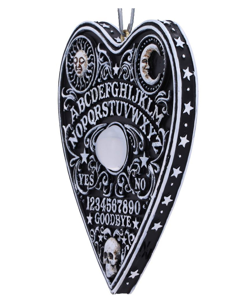 Hexenbrett Planchette als Hängeschmuck 8,5cm