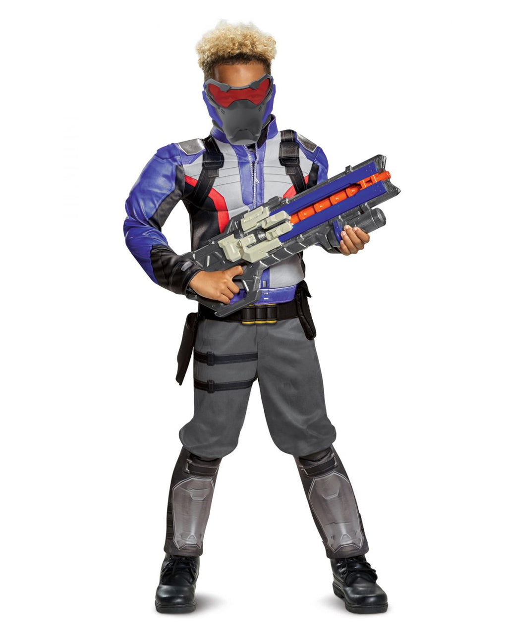 Overwatch Kinder Muskelkostüm Soldier 76