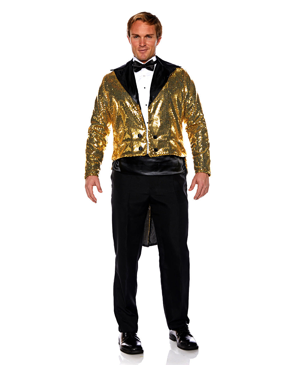 Pailletten Frack gold