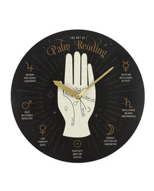 Palmistry Wahrsage Hand Wall Clock 28cm