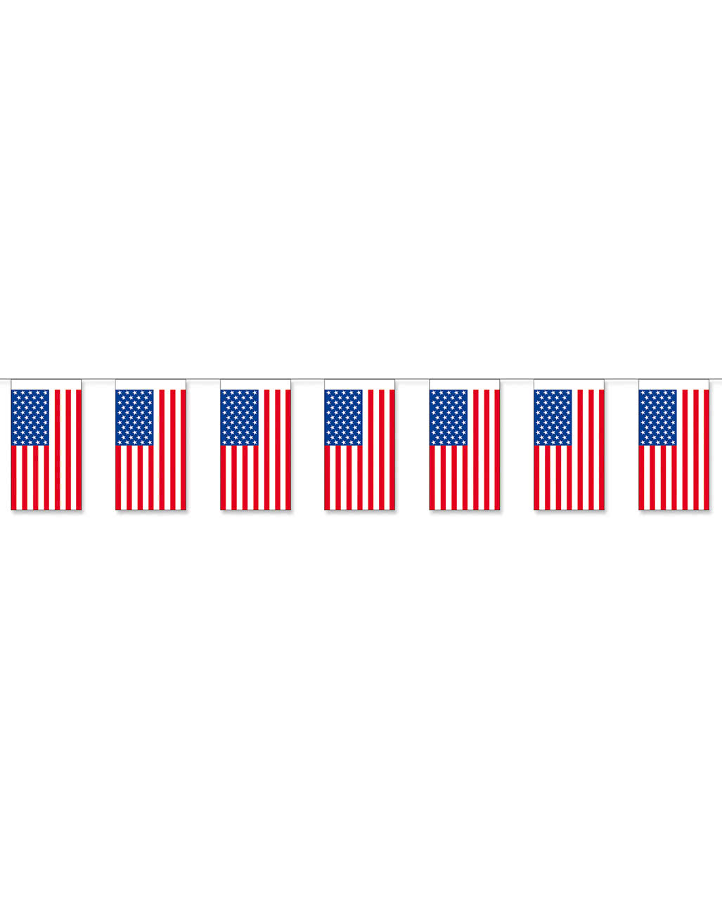 USA Papier-Fahnenkette