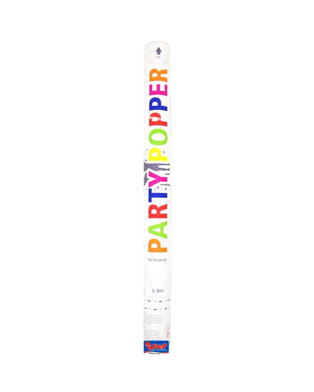 Weißer Konfetti Party Popper