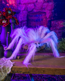 Pastell-Lila Halloween Spinne 70cm