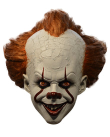 Maschera Pennywise IT Deluxe Con Capelli