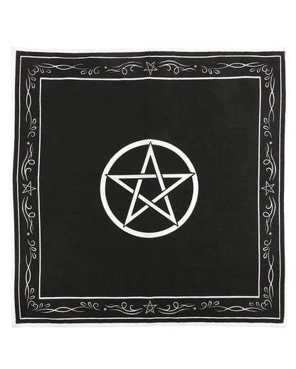 Pentagram Wicca Altar-Tuch 70x70 cm