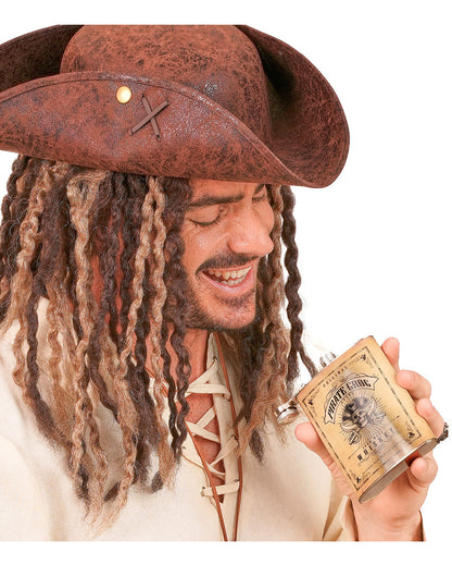 Pirate Grog Whiskey Flachmann Flasche