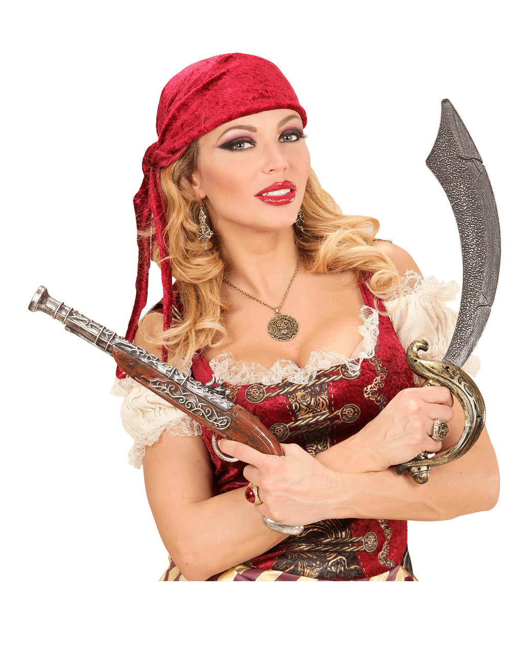 Halskette mit Piraten Amulett