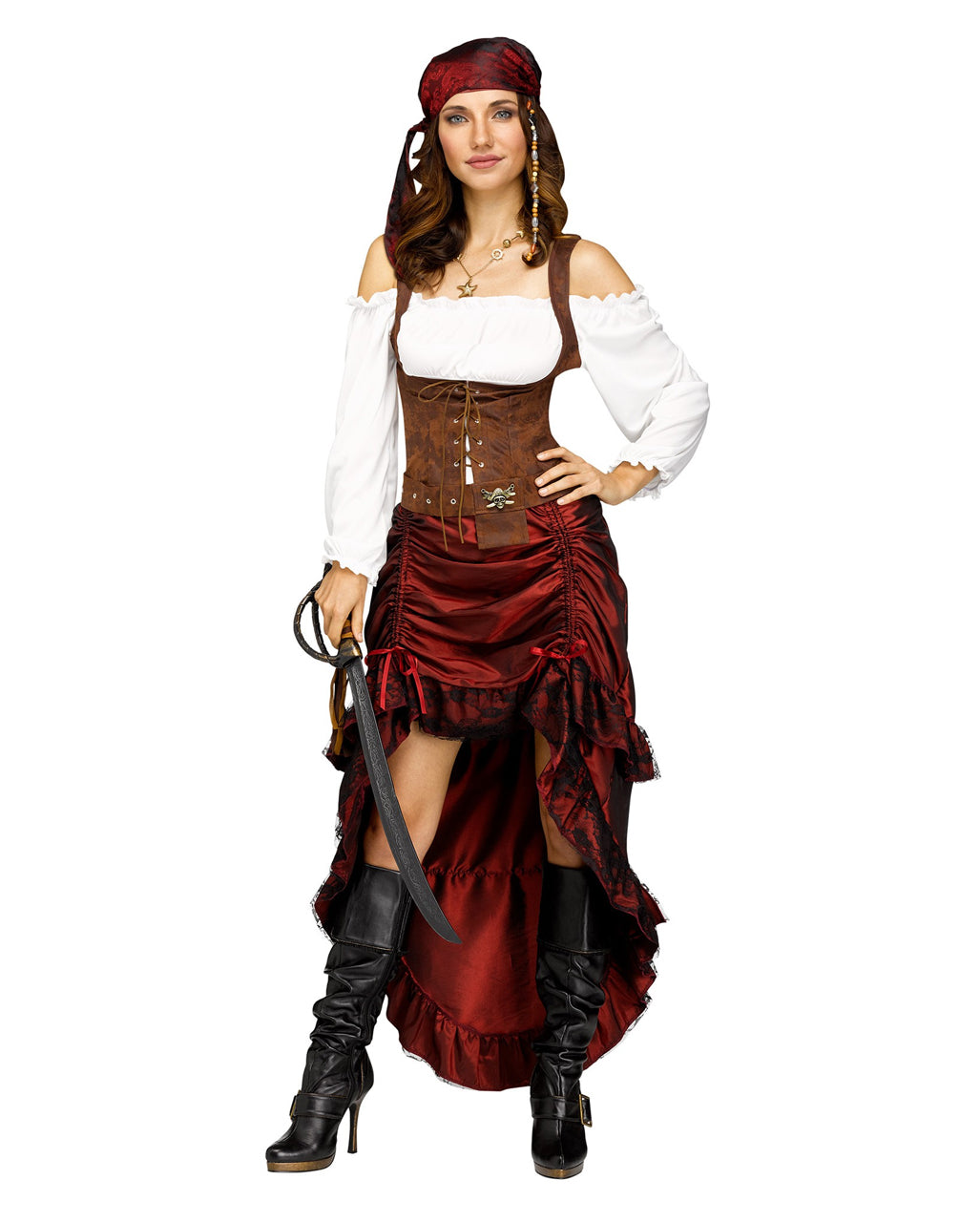 Sexy Piratenkönigin Damenkostüm