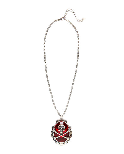 Piratenkette mit Totenkopf & Knochen