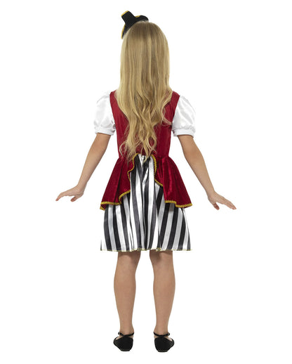 Piratin Kinderkostüm-Kleid