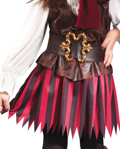 Kleine Piratin Kinderkostüm