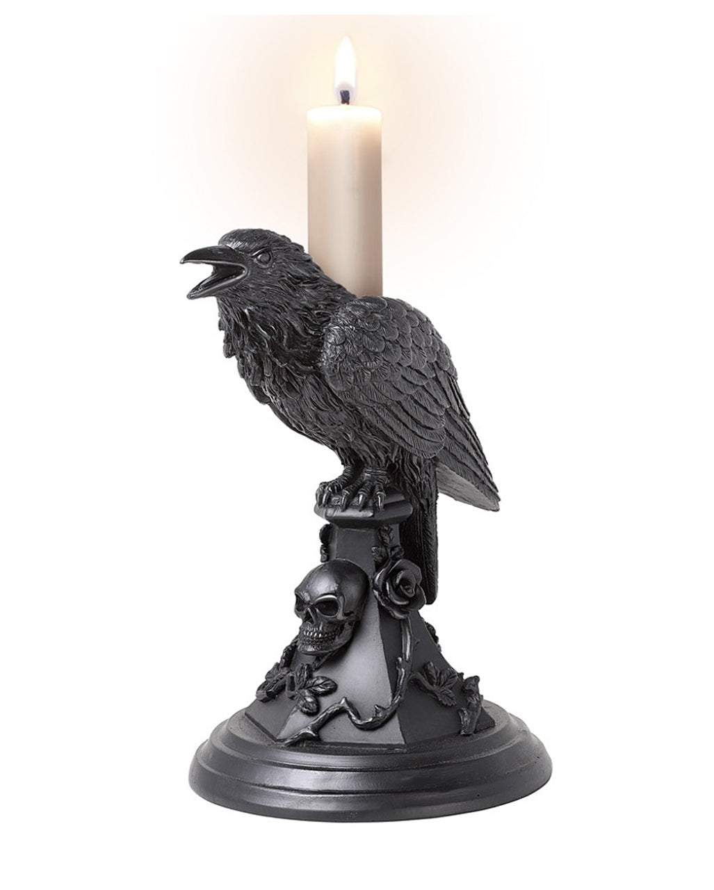 Gothic Rabe Kerzenständer