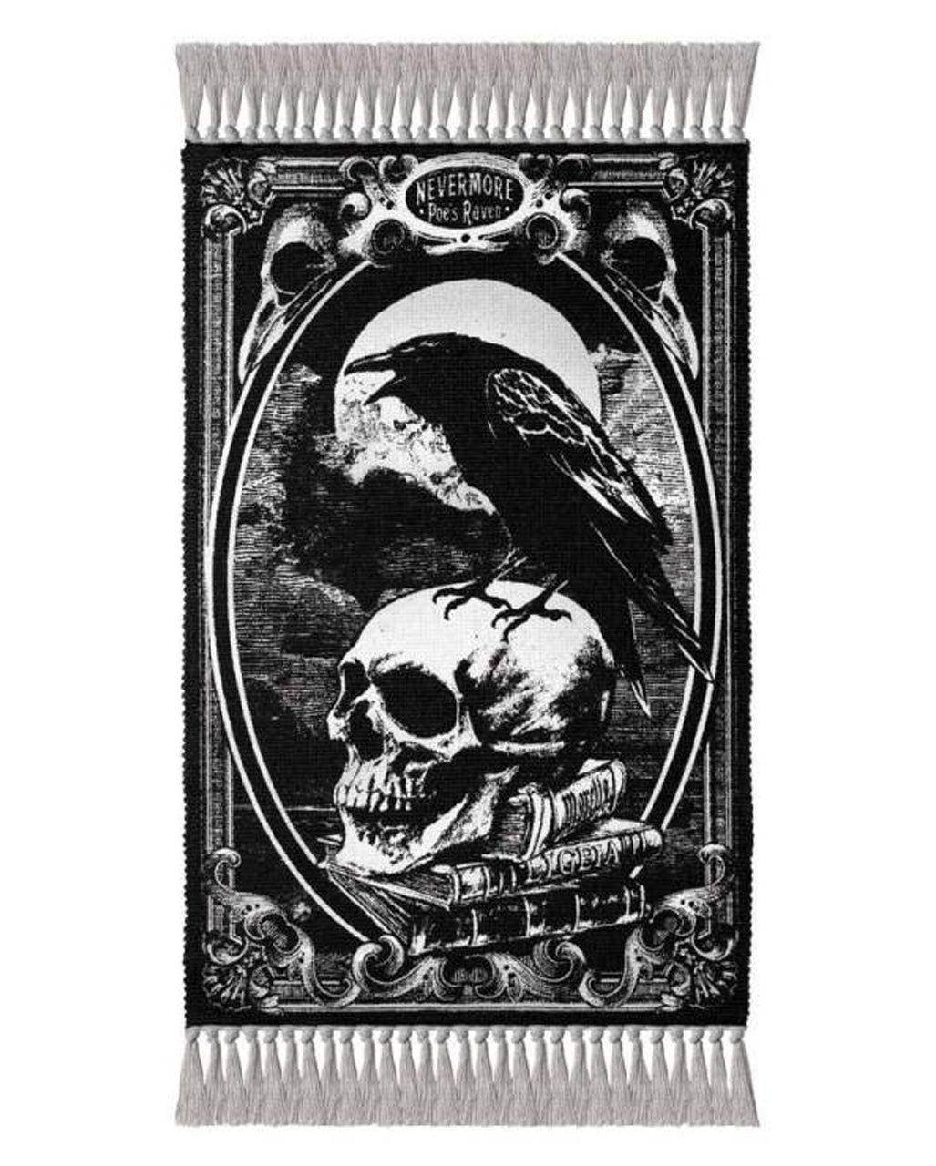 Gothic Teppich Poe's Raven 97x51cm