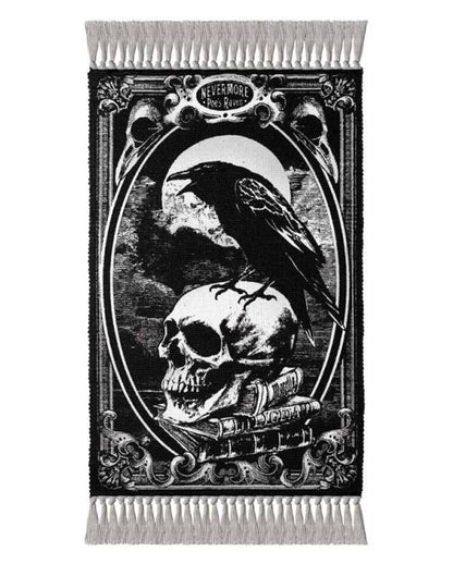 Gothic Teppich Poe's Raven 97x51cm