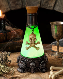 Poison Potion Flasche Deko mit grünen LED´s