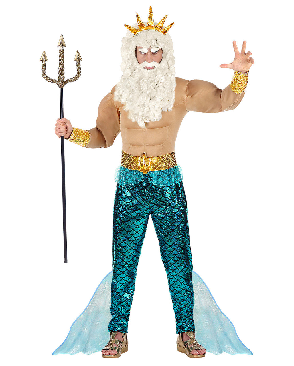 Neptun Muskelkostüm