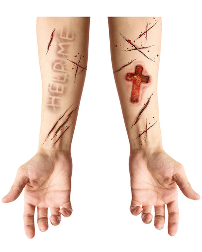 Posessed SFX Tattoo Wunden