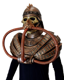 Post Apocalyptische Krieger Maske mit Brustpanzer