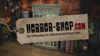 Haunted Bookstore Halloween Animatronic With Light & Sound 35cm