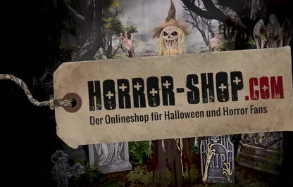 Schaurige Fetzen Vogelscheuche Animatronic mit Licht, Sound & Bewegung 153cm