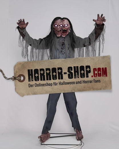Jack & Jill Zombie Mutant Halloween Animatronic 182cm