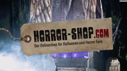 Todesengel auf Grabstein Halloween Animatronic 244cm