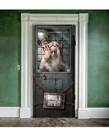Psychiatrie Help Me Türdeko 80x180 cm