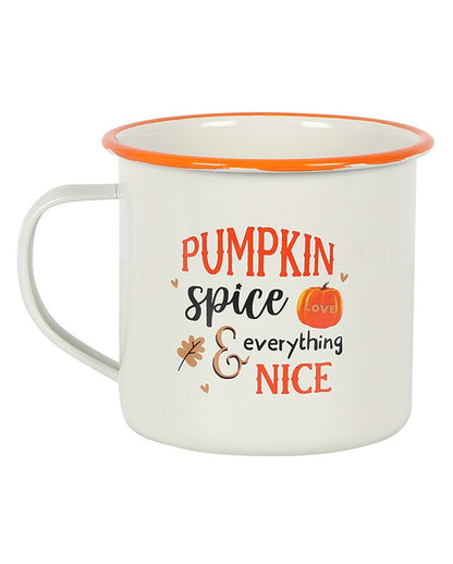 Pumpkin Spice Emaille Becher