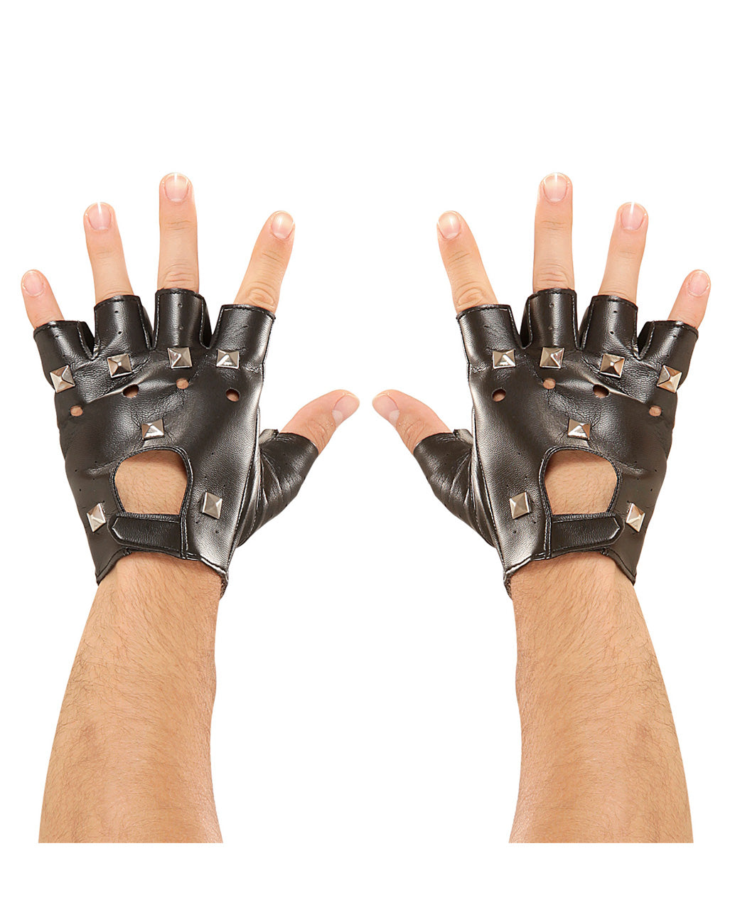 Punkrock & Biker Gloves With Studs