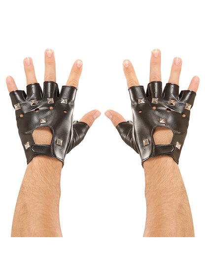Punkrock & Biker Gloves With Studs