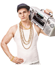 Rapper Goldkette und Armband