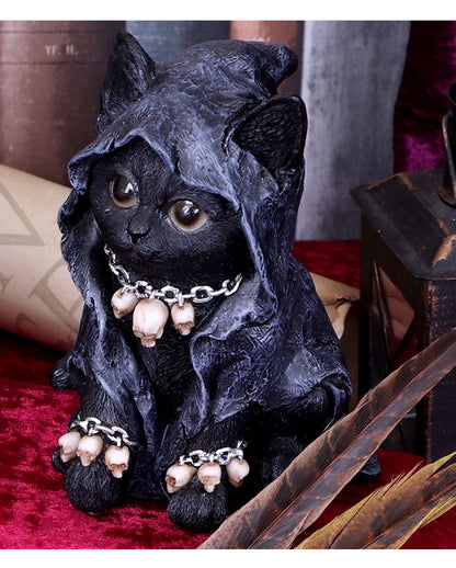 Reaper Katze mit Totenschädel Ketten 16cm