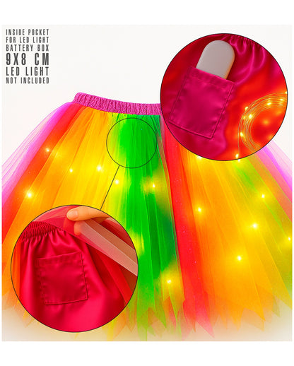 Regenbogen Tutu Rock Deluxe