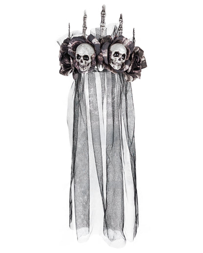 Requiem Mortis Crown with Veil &amp; Bones