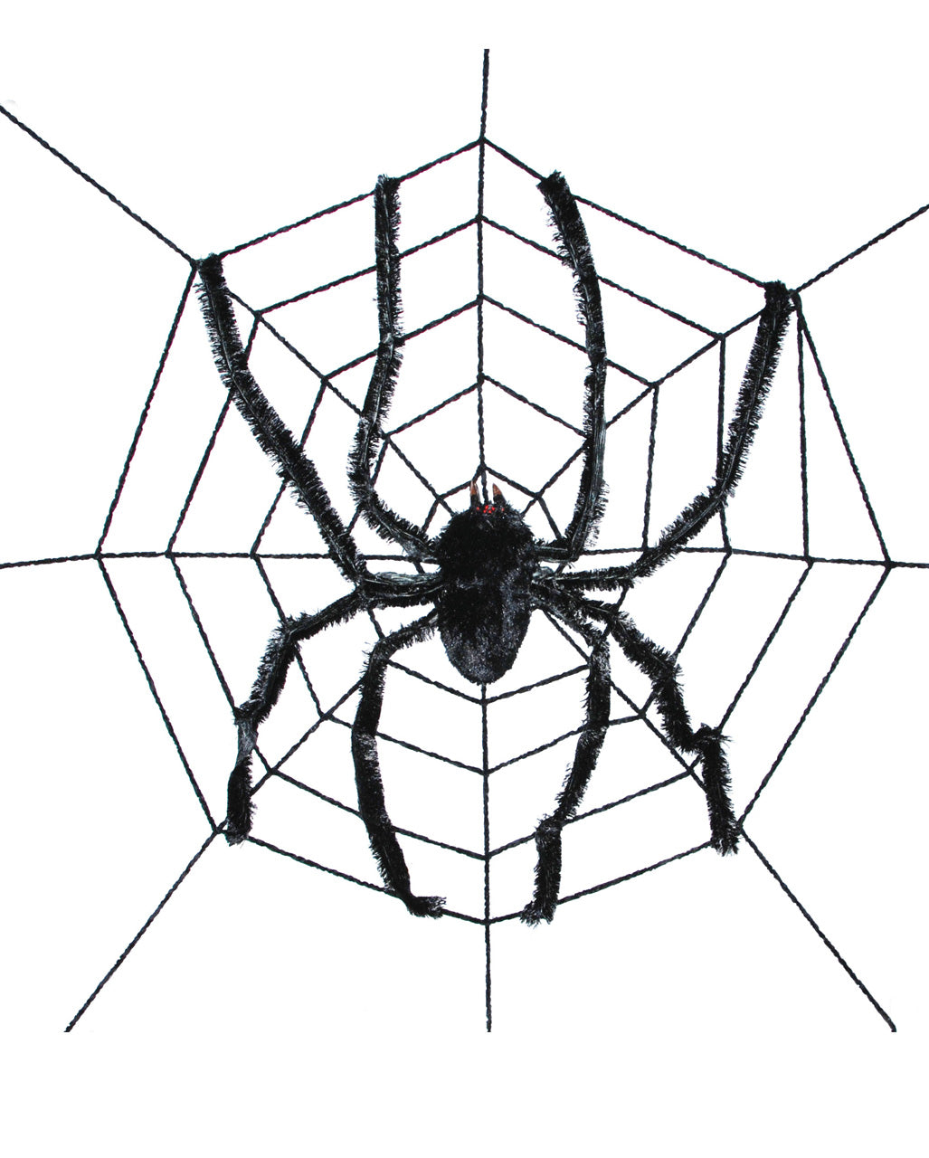 Monsterspinne im Netz 240 cm