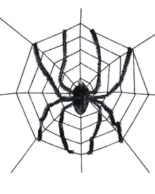Monsterspinne im Netz 240 cm