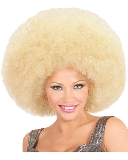 Riesige Afro Perücke Blond