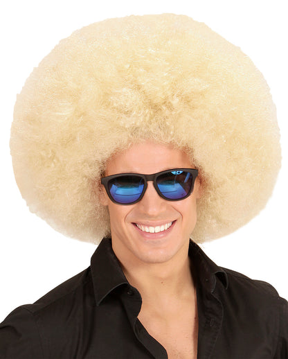 Riesige Afro Perücke Blond