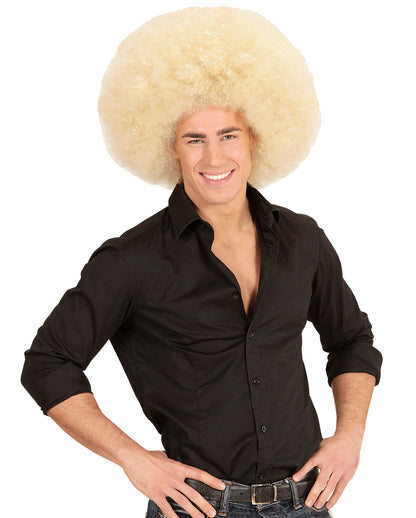 Riesige Afro Perücke Blond