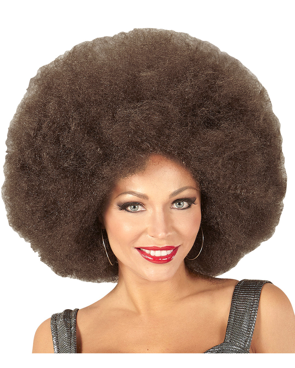 Riesige Afro Perücke Braun