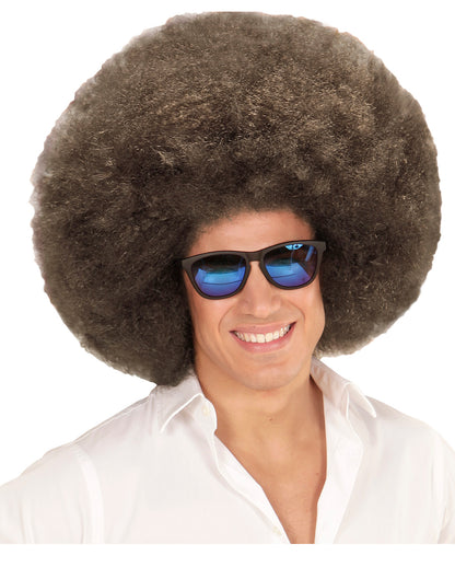 Riesige Afro Perücke Braun