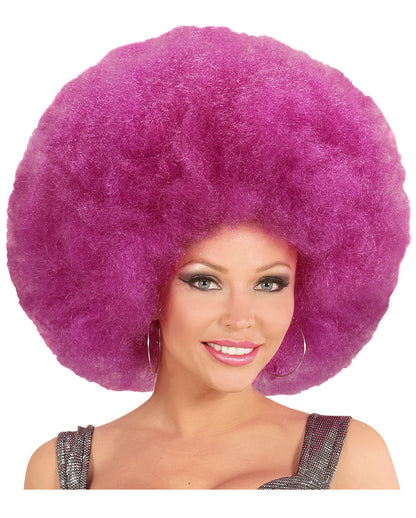 Giant Afro Wig Purple