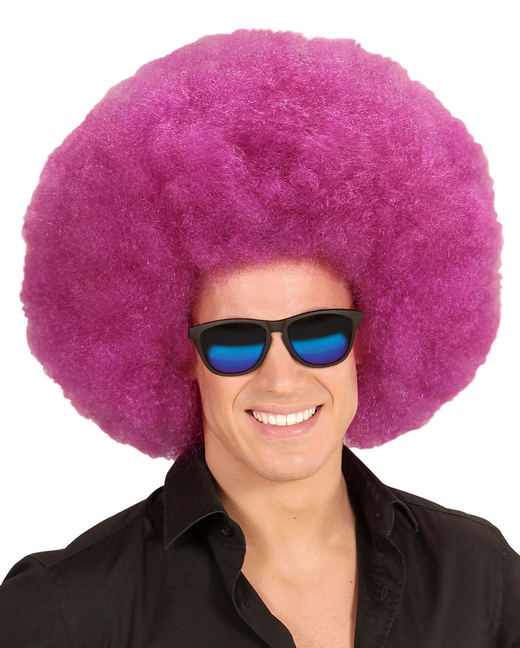 Giant Afro Wig Purple