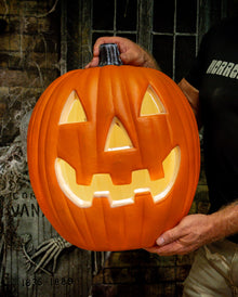 Riesiger Halloween Kürbis mit Licht 44cm