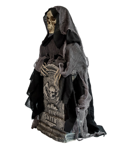 Rising Reaper auf Grabstein Halloween Animatronic 120cm
