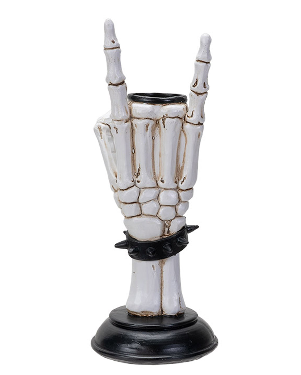 Rock On Skelett Hand Kerzenhalter 25cm