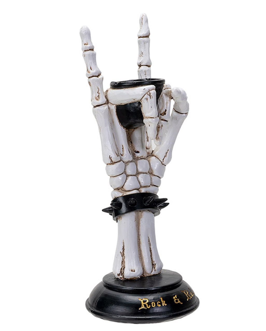 Rock On Skelett Hand Kerzenhalter 25cm