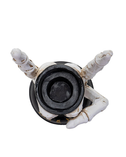 Rock On Skelett Hand Kerzenhalter 25cm